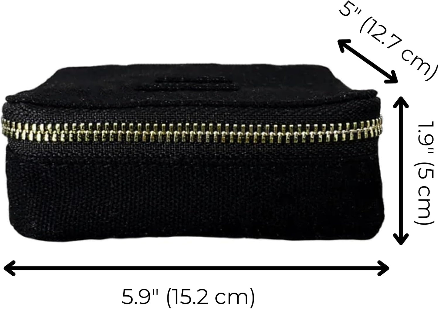 personalized-travel-pill-organizer-with-monogramming---black-daily-medication-case-for-travel-vitamin-container-for-traveling-4