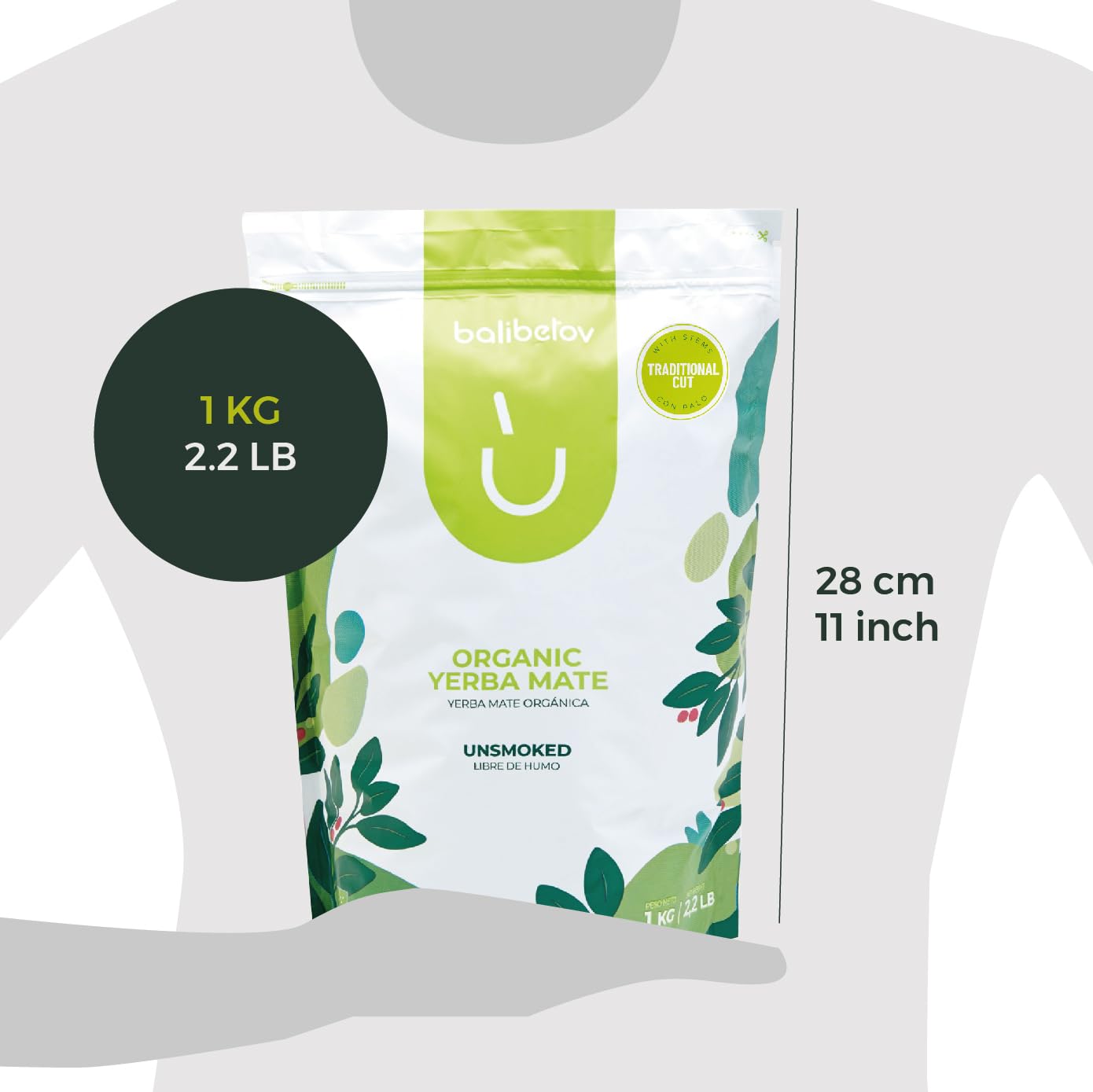 organic-yerba-mate-tea-loose-leaf---22-lb-bag---traditional-cut-for-high-energy---unsmoked-artisanal-blend---gluten-free-vegan-friendly---hot-or-cold-drink---22-pounds-pack-of-1-5