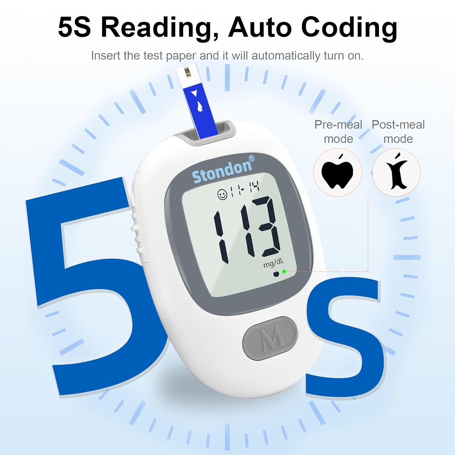 diabetes-testing-kit-with-blood-glucose-monitor-100-strips-100-lancets---grey-white-sugar-meter-2