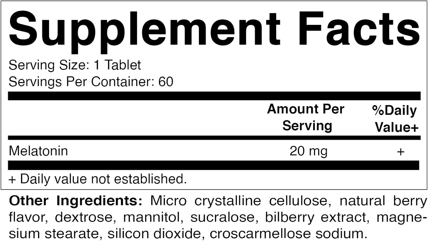 60-fast-dissolve-melatonin-tablets---20-mg-vegetarian-non-gmo-gluten-free-natural-berry-flavor-sleep-aid-supplement-2