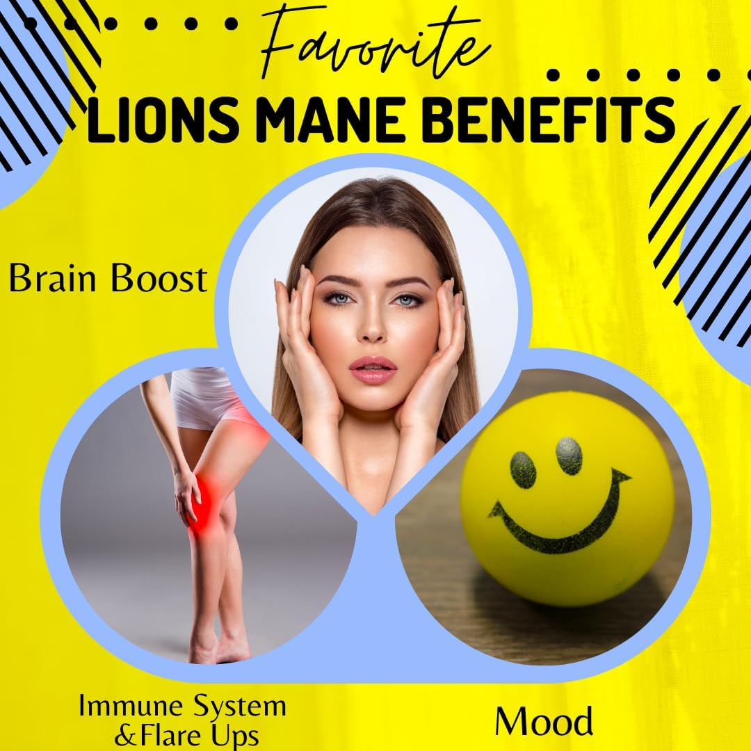 organic-lions-mane-supplement-capsules-120ct-with-patent-litropane-immune-system-booster---nootropic-brain-support-mushroom-supplement---10x-extract---comparable-to-18000mg-2