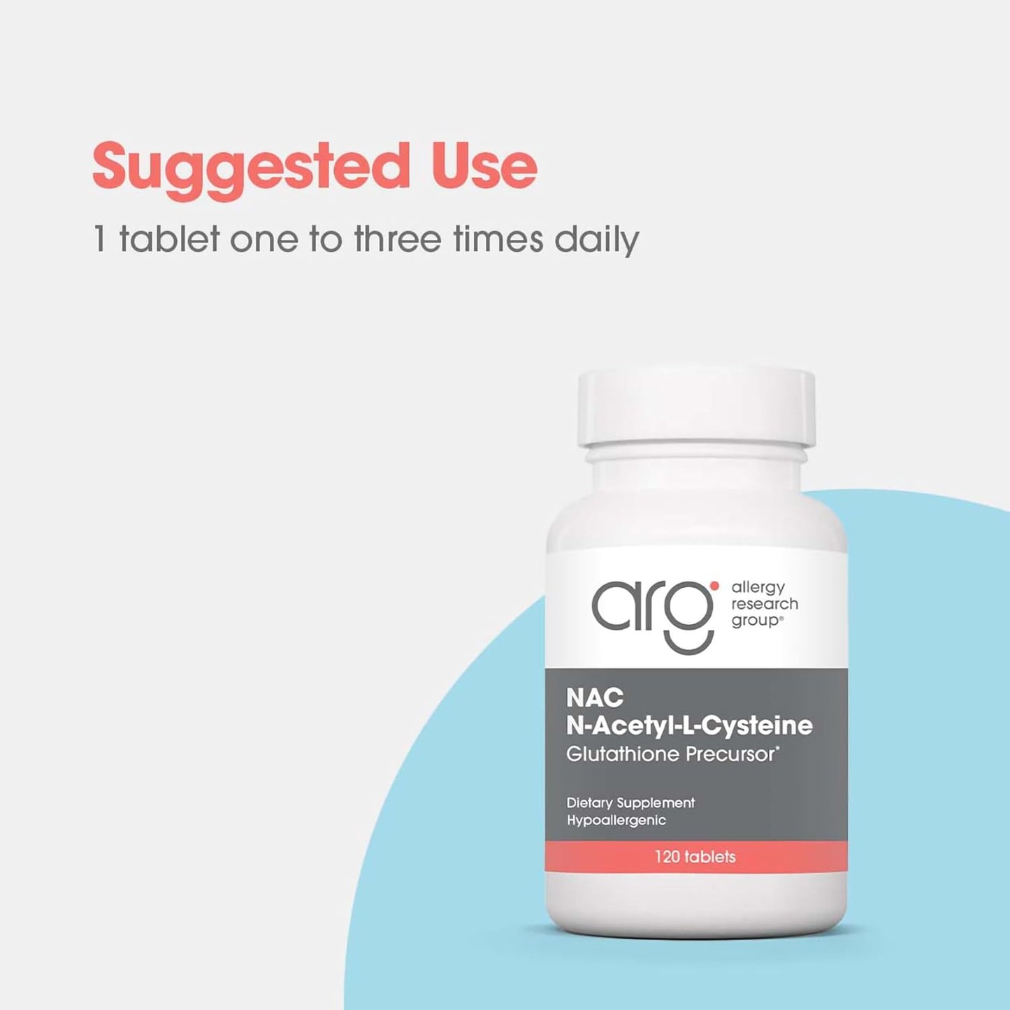 hypoallergenic-nac-supplement-for-immune-support---120-count---glutathione-precursor-mucus-clearance-free-form-amino-acid---allergy-research-group-6