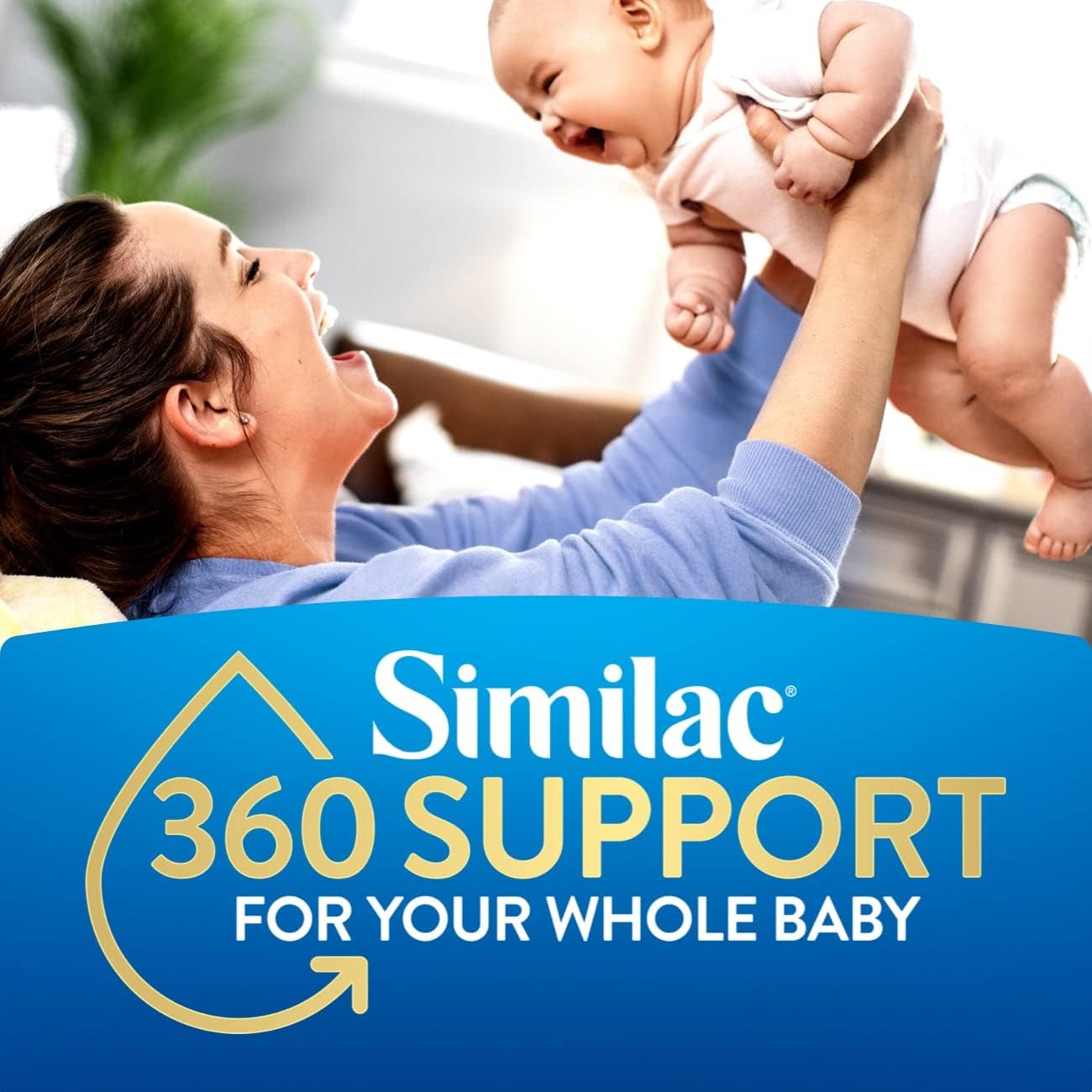 Similac 360 Total Care Infant Formula: Non-GMO Ready to Feed Baby Formula with 5 HMO Prebiotics, Closest to Breast Milk, 2-fl-oz Bottle (Pack of 12) - Espot.com.au
