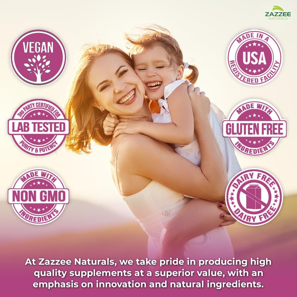 6 Month Supply of Zazzee PREGNOSITOL Powder - Fertility Blend with Myo-Inositol and D-Chiro-Inositol 40:1 Ratio - Premium Vegan Formula with Free Scoop - 183 Servings, All-Natural and Non-GMO - Espot.com.au