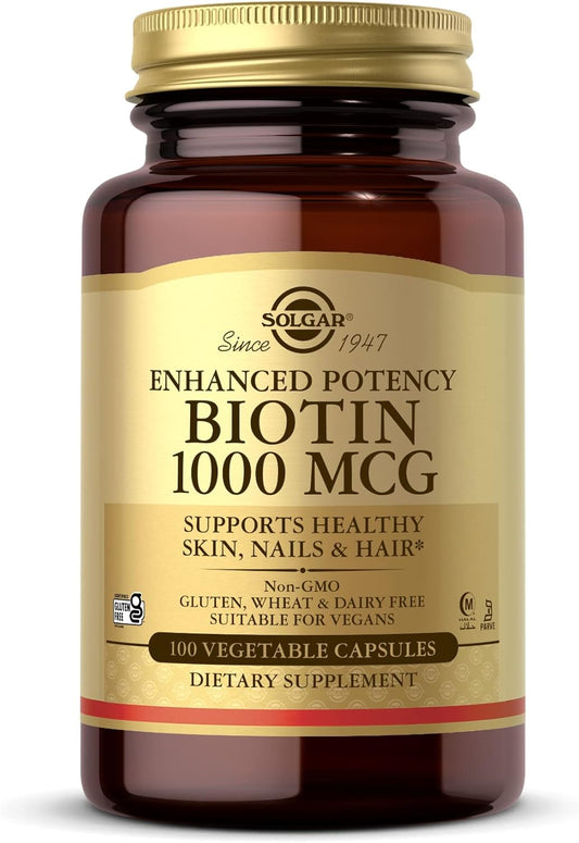solgar-biotin-supplement-1000-mcg---100-capsules-for-healthy-skin-nails-hair---non-gmo-vegan-gluten-free-dairy-free---kosher-halal---100-servings-1