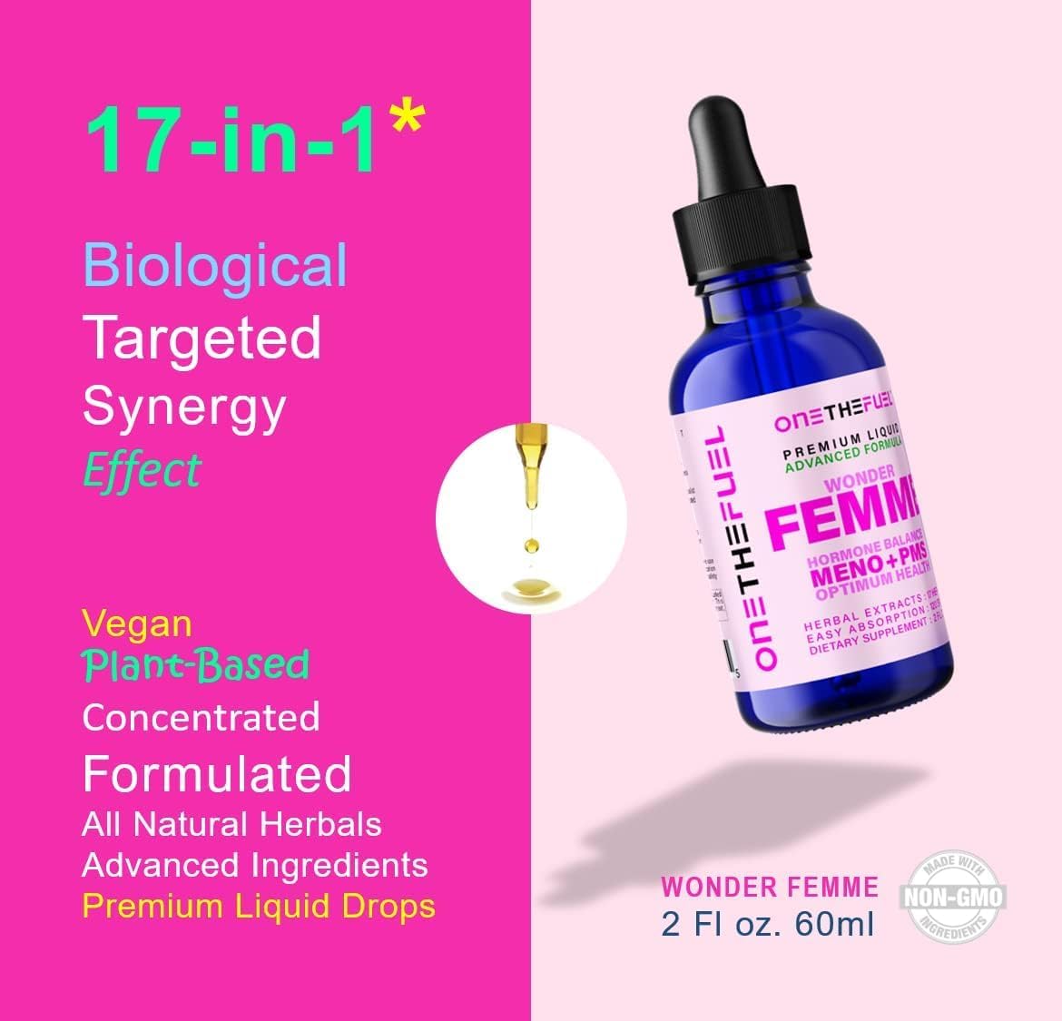wonder-femme-plant-based-menopause-support-supplement---hormone-balance-hot-flashes-relief-with-17-herbal-ingredients---natural-estrogen-health-tincture-2-oz-2