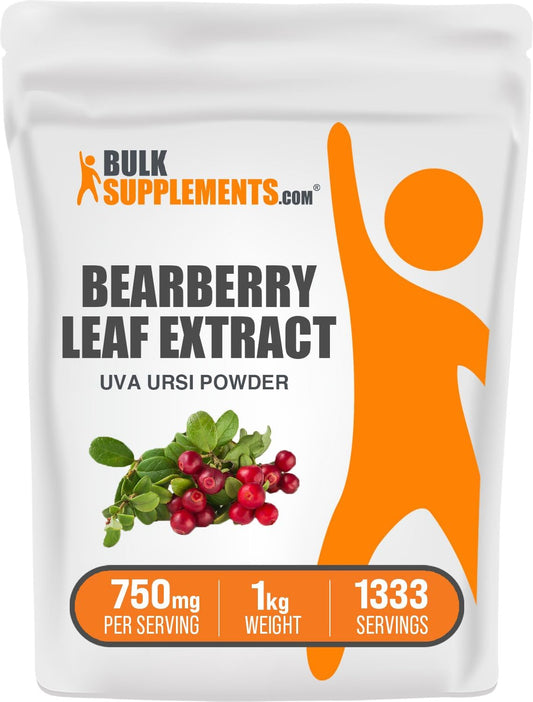 bearberry-leaf-extract-powder---uva-ursi-supplement-vegan-gluten-free---1kg-22-lbs-pack-of-1---750mg-per-serving-1