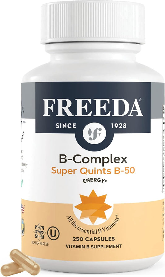 kosher-vitamin-b-complex-supplement-for-energy-metabolism---super-quints-b-50-with-biotin-b12-b1-b2-b3-b6-folic-acid---250-capsules-for-women-men-1