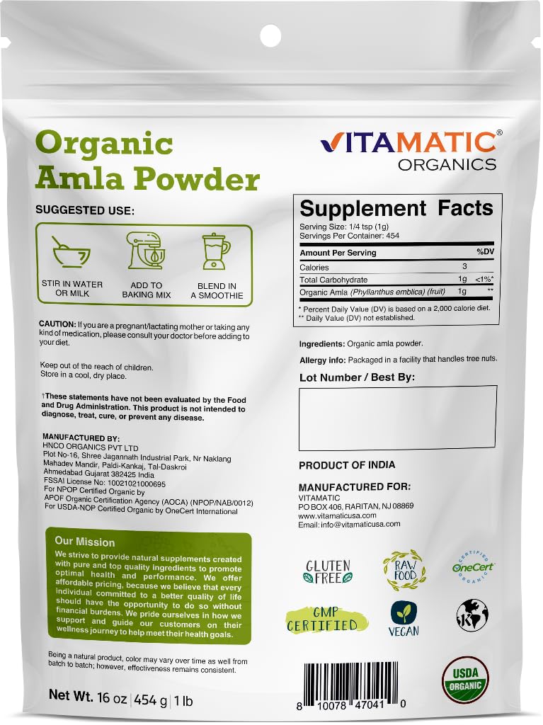 certified-usda-organic-amla-berry-powder---rich-in-antioxidant-vitamin-c---supports-immunity---gluten-free-non-gmo---1lb-16oz-3