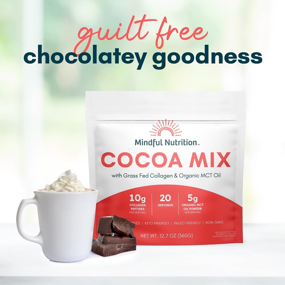 organic-keto-protein-cocoa-mix-with-collagen-peptides-powder-mct-oil---paleo-sugar-free-hot-chocolate---127-oz-2