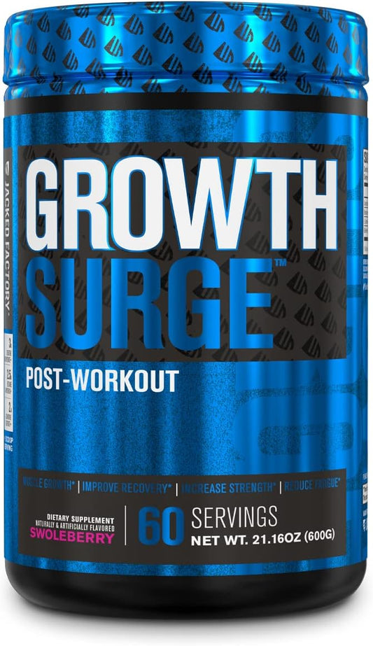 growth-surge-creatine-post-workout-supplement-with-l-carnitine---muscle-builder-recovery-aid-with-creatine-monohydrate-betaine-l-carnitine-l-tartrate---60-servings-swoleberry-flavor-1