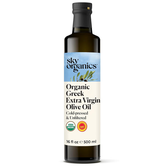 organic-extra-virgin-olive-oil---cold-pressed-unfiltered---16-fl-oz---fresh-greek-flavor---100-pure-kosher---natural-vegan-soy-free---sky-organics-1