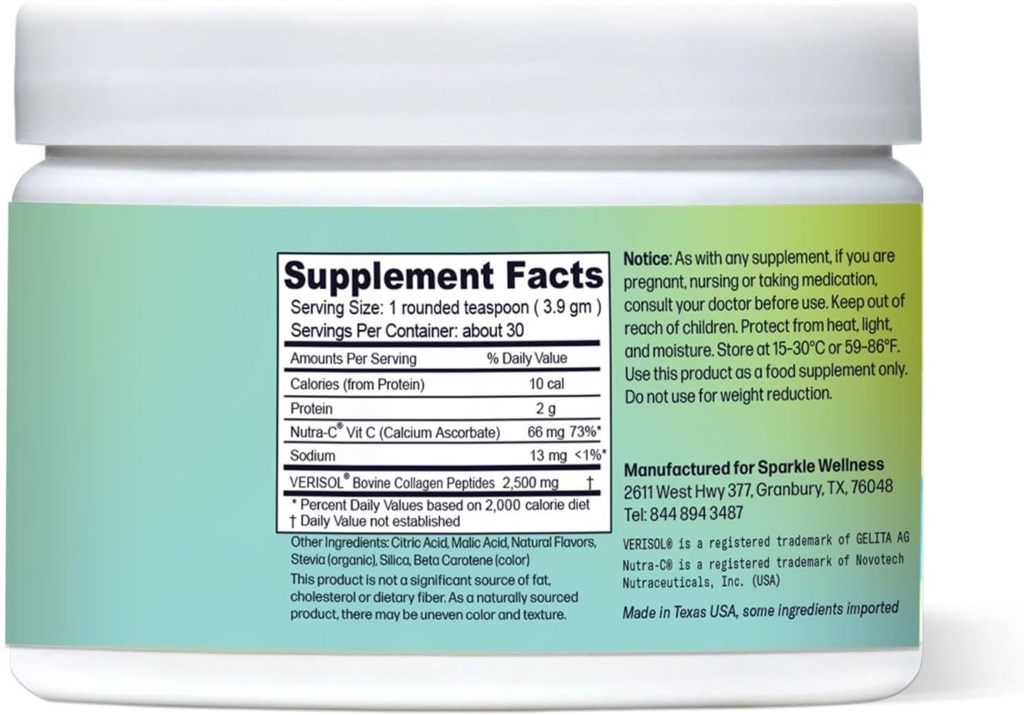 tropical-coconut-pineapple-collagen-powder---30-servings---beauty-supplement-with-verisol-collagen-vitamin-c-paleo-non-gmo-gluten-free---sparkle-skin-boost-4