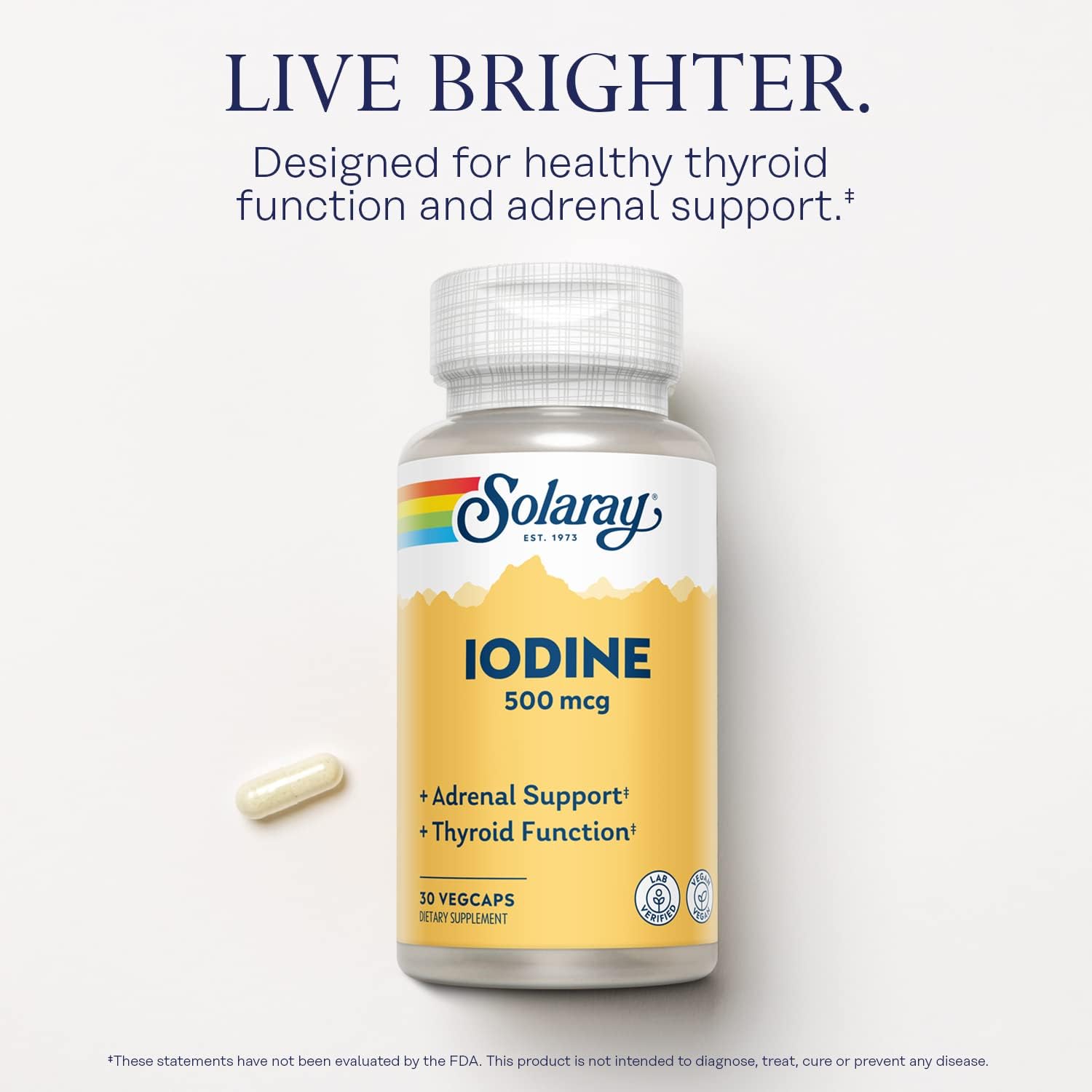 solaray-iodine-500-mcg-supplement-for-adrenal-thyroid-support---vegan-potassium-iodide-30-servings-30-vegcaps---boost-energy-metabolism-with-60-day-money-back-guarantee-4