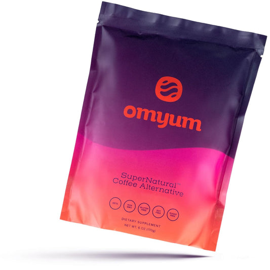 Organic Mushroom Blend Coffee Alternative - Superfood Adaptogens with Cacao, Lion’s Mane, Reishi, Cordyceps, Ashwagandha & L-Theanine for Calm Energy, Focus & Gut Health (30 Servings) - Espot.com.au
