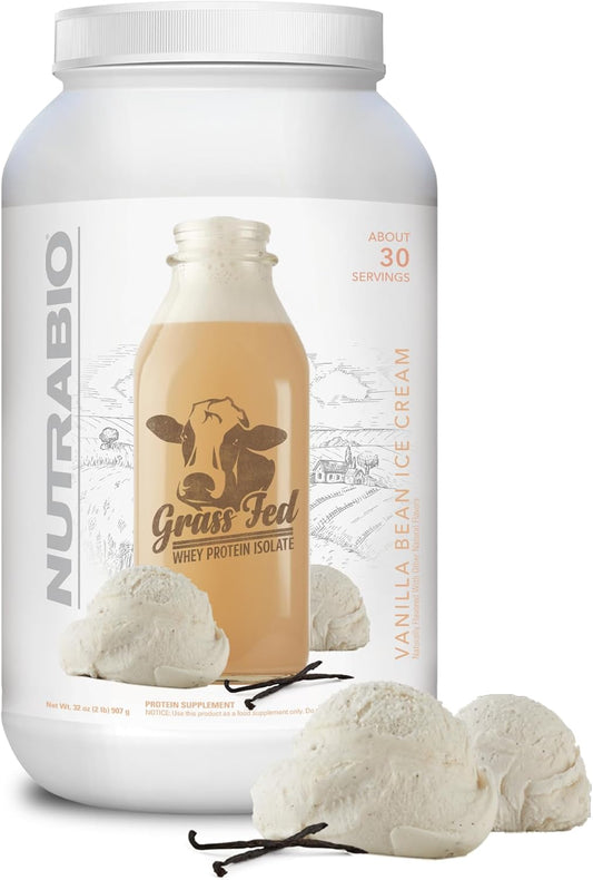 vanilla-bean-grass-fed-whey-isolate-protein-powder---25g-protein-per-serving---sugar-free-lean-muscle-supplement---2lb-29-servings-1