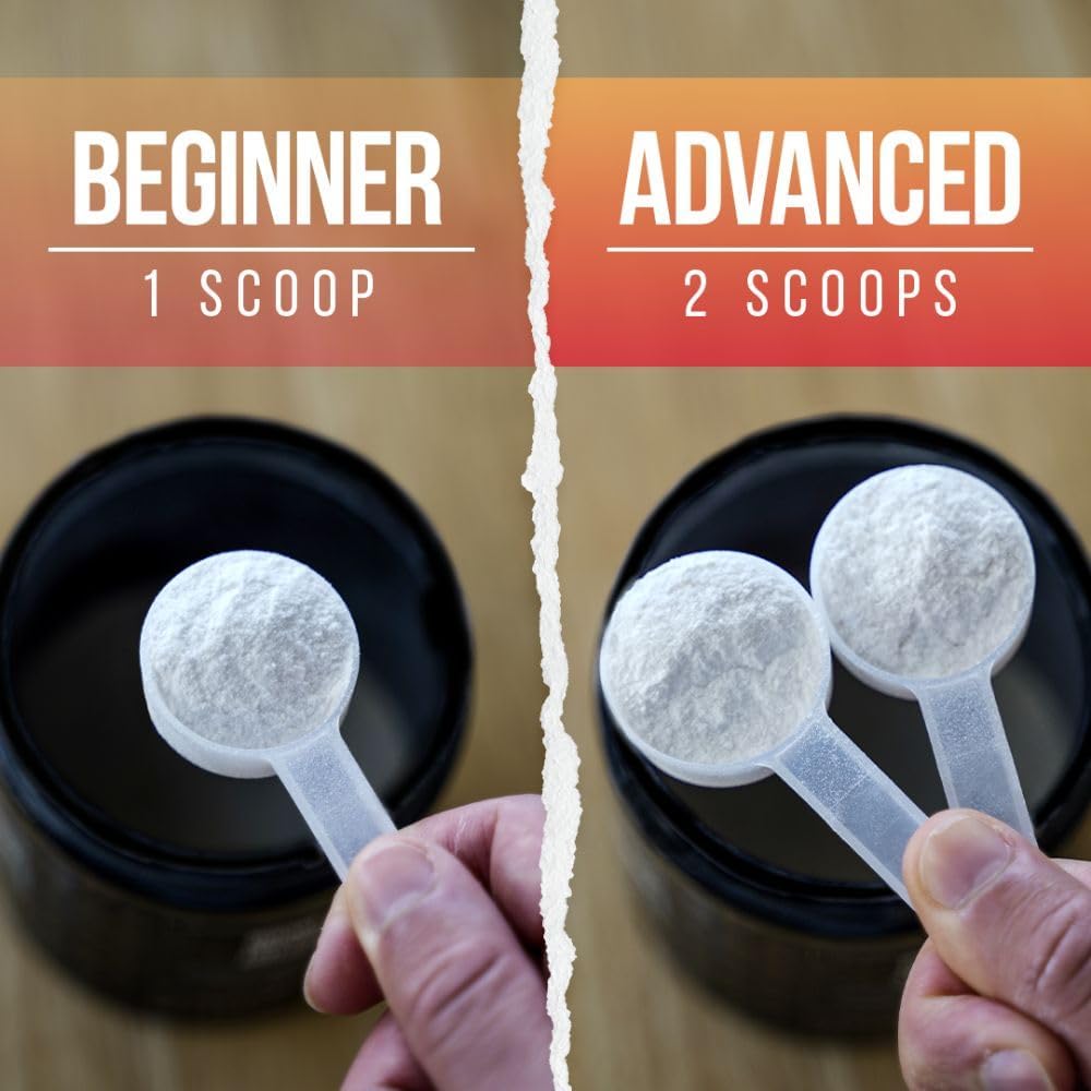 Alpha Lion Pre Workout Powder Bundle - Pump & Sustained Energy with Tri-Source Caffeine, Fruit Punch & Blue Raspberry Flavor - 30 Servings - Espot.com.au