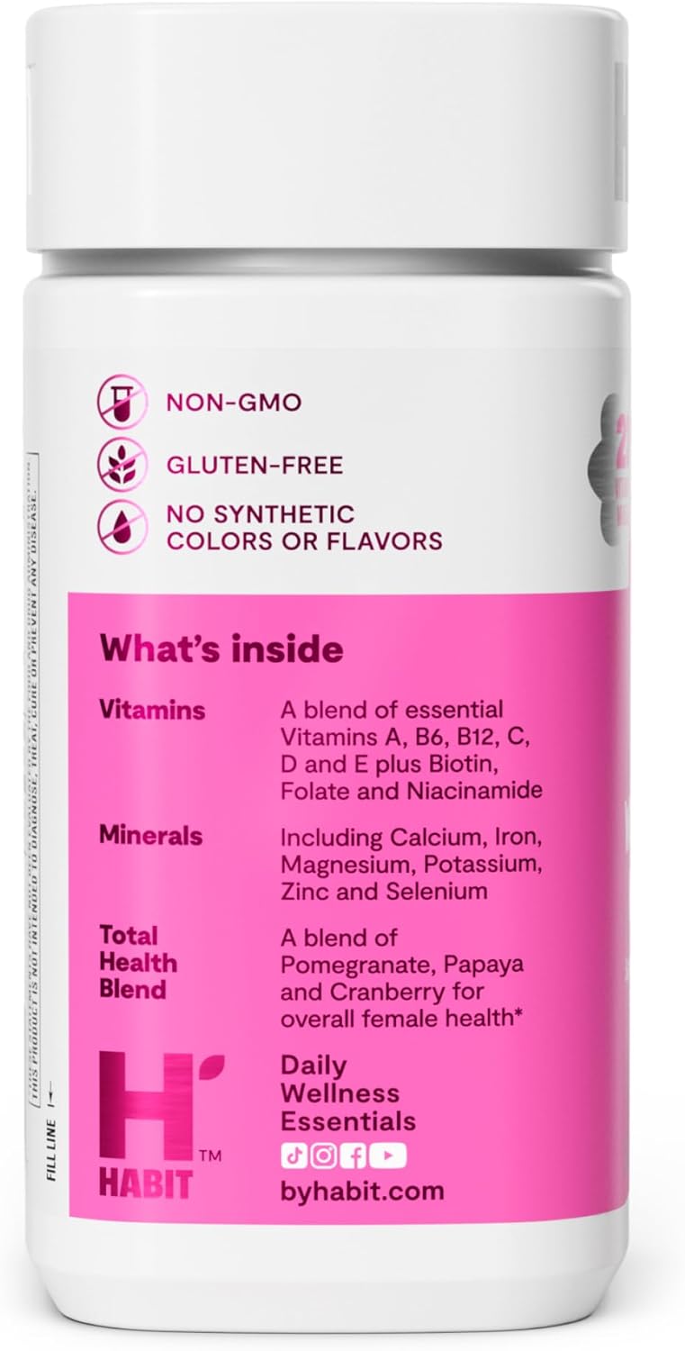 womens-multivitamin-supplement-with-23-essential-vitamins-minerals-fruit-extracts-folate-iron-b12-biotin---supports-general-health-wellness---non-gmo---60-capsules-3