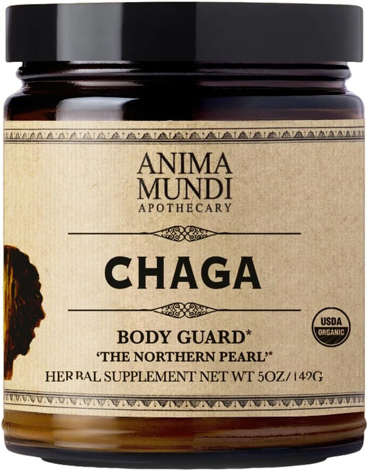 organic-chaga-mushroom-powder-for-immune-system-support---anima-mundi-apothecary---5oz-chaga-extract-powder-for-tea-coffee---anima-mundi-supplements-1