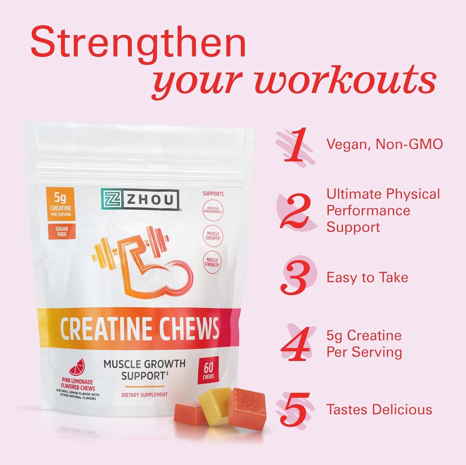 organic-sugar-free-creatine-gummies-5g-for-men-women---zhou-nutrition-pink-lemonade-chewables-non-gmo---60-count-4