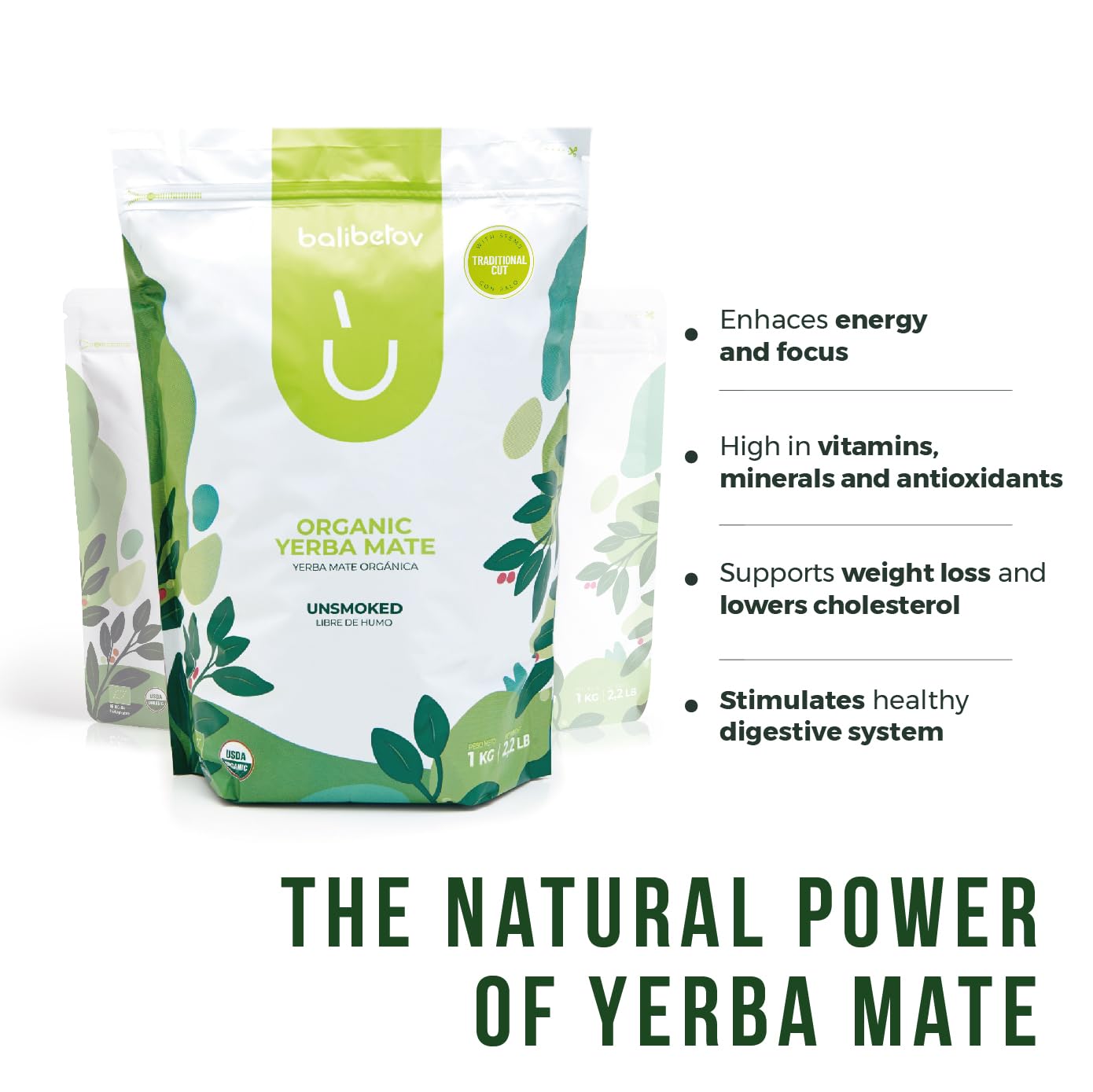 organic-yerba-mate-tea-loose-leaf---22-lb-bag---traditional-cut-for-high-energy---unsmoked-artisanal-blend---gluten-free-vegan-friendly---hot-or-cold-drink---22-pounds-pack-of-1-6