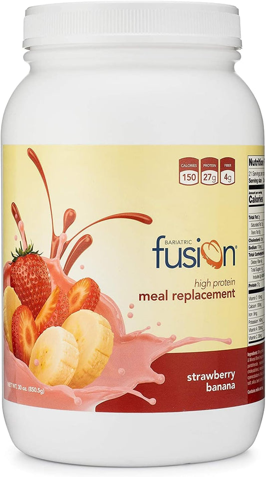 strawberry-banana-bariatric-fusion-meal-replacement-protein-powder---27g-protein-21-servings-for-gastric-bypass-sleeve-gastrectomy-patients---gluten-aspartame-sugar-free-1