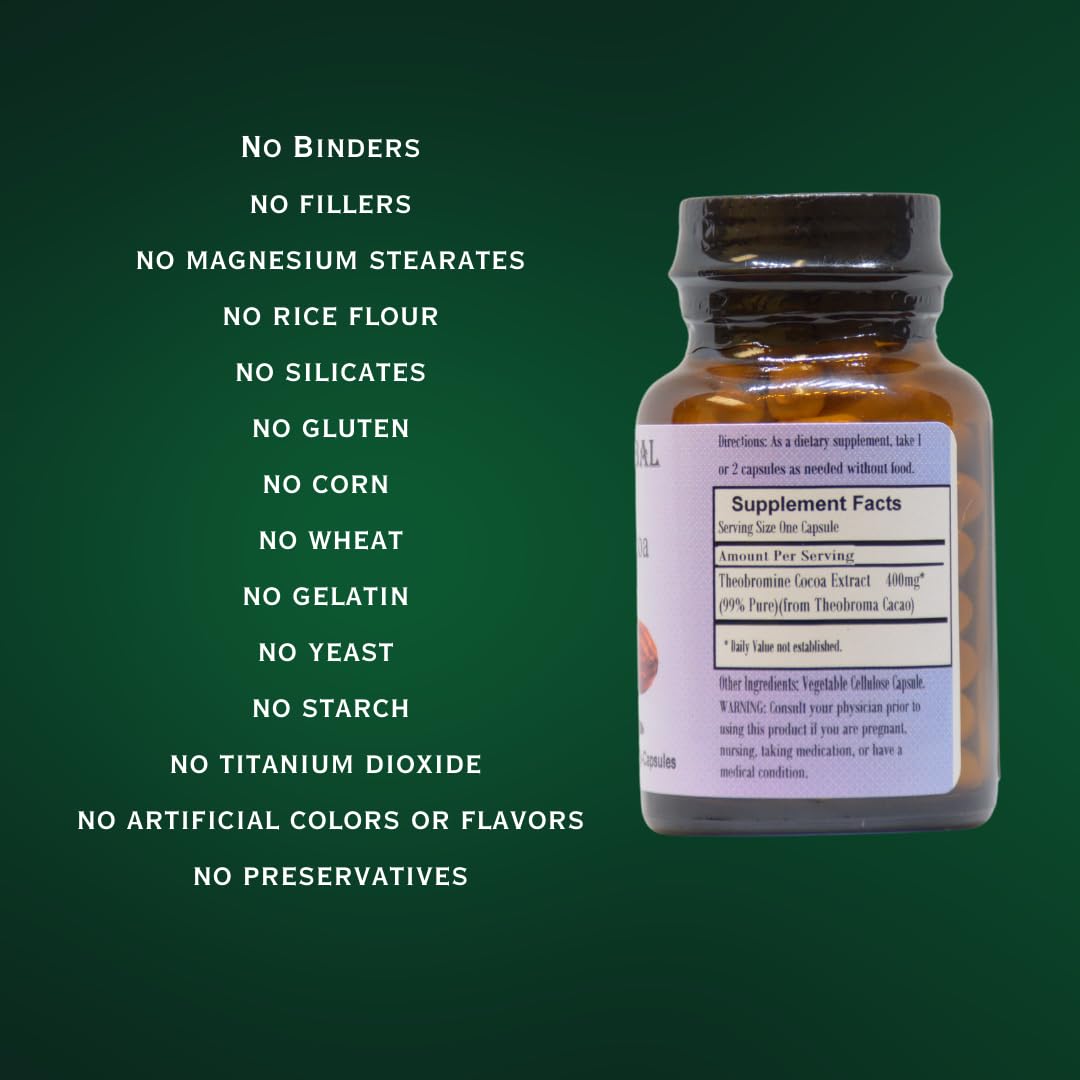 high-purity-theobromine-cocoa-extract-capsules---400mg-barlowes-herbal-elixirs-99-theobroma-cacao-vegan-additive-free-5