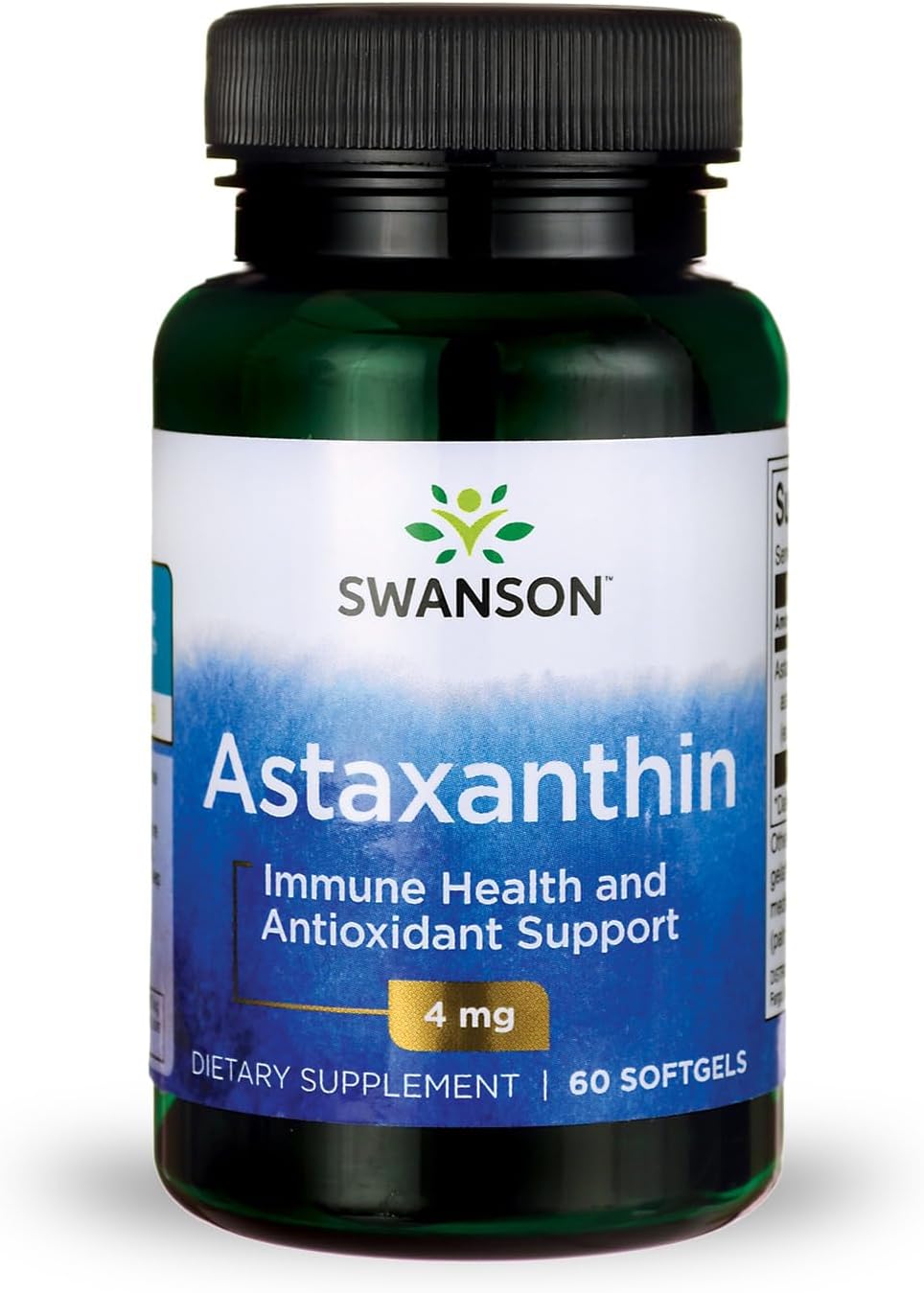 Astaxanthin 4mg Supplement for Eye, Brain, Skin Health - Antioxidant Support Softgels - 60 Count - Espot.com.au