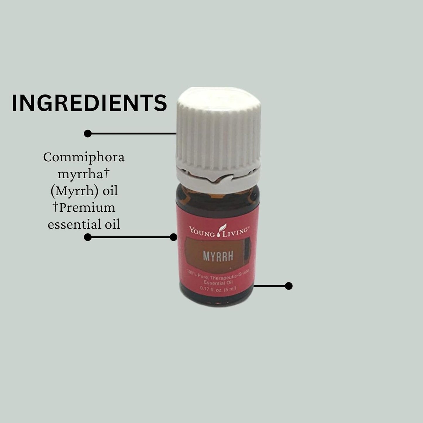 Young Living Myrrh Essential Oil - 5ml - Natural Skincare & Beauty Solution - Hydrates Skin - Ideal for Meditation & Yoga - Vegan & Gluten-Free - Perfect for Aromatherapy Diffusers - Espot.com.au