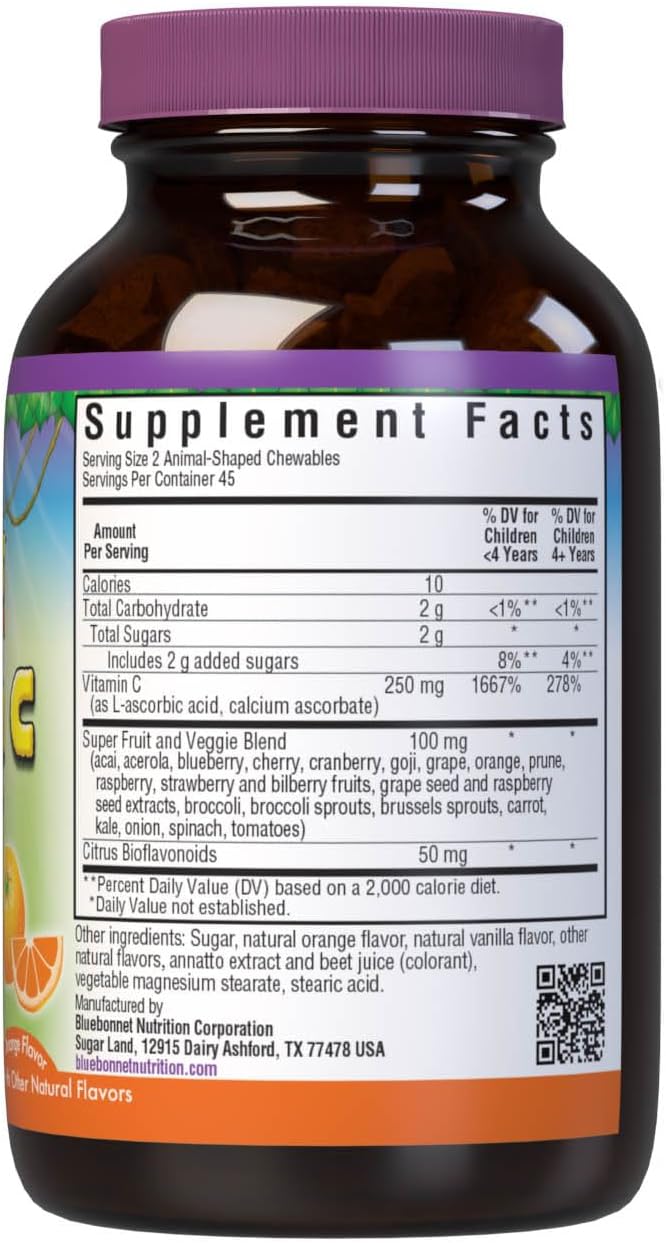 bluebonnet-nutrition-rainforest-animalz-vitamin-c-chewable-tablets---90-tablets-250mg-soy-free-gluten-free-dairy-free-vegan---orange-flavor---kosher-certified---45-servings-2