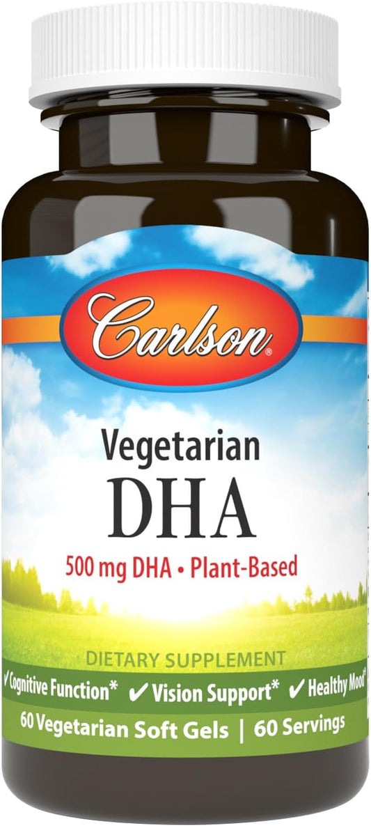 carlson-vegetarian-dha-500mg-softgels---algae-sourced-plant-based-brain-and-mood-support---60-count-1