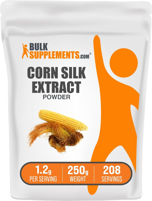 bulksupplementscom-corn-silk-extract-powder---herbal-gluten-free-supplement-1200mg-per-serving---zea-mays-extract-for-digestive-support---250g-88-oz-pack-1