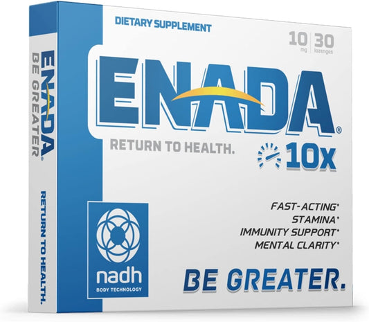 powerful-enada-10x-nadh-supplement---fast-acting-energy-booster-for-jet-lag-athletics-focus---enhances-stamina-mental-clarity---30-lozenges-1