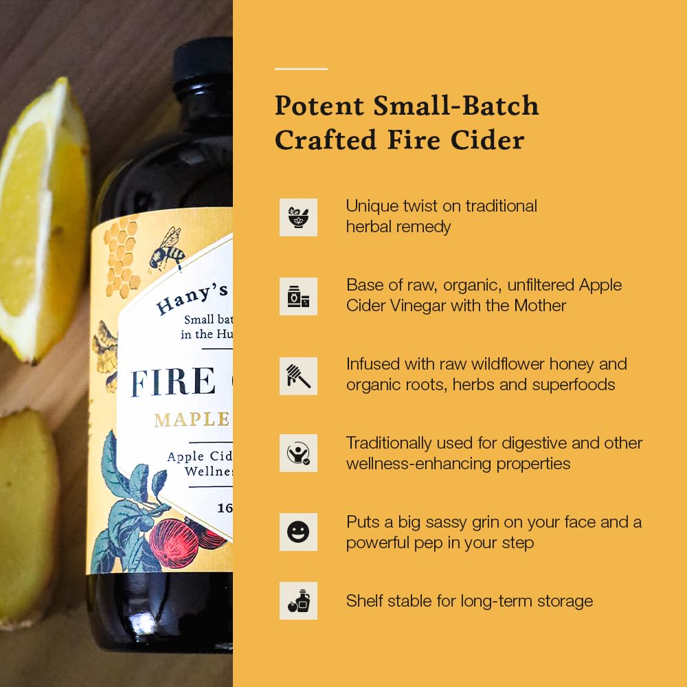hanys-harvest-maple-honey-fire-cider-16-fl-oz-glass-bottle---all-natural-immune-digestive-support---small-batch-handcrafted-3