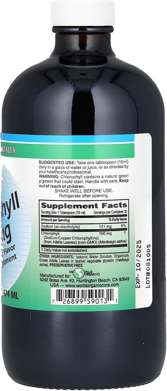 world-organics-chlorophyll-supplement-liquid---100-mg-16-ounce---natural-detox-and-antioxidant---pack-of-1-2