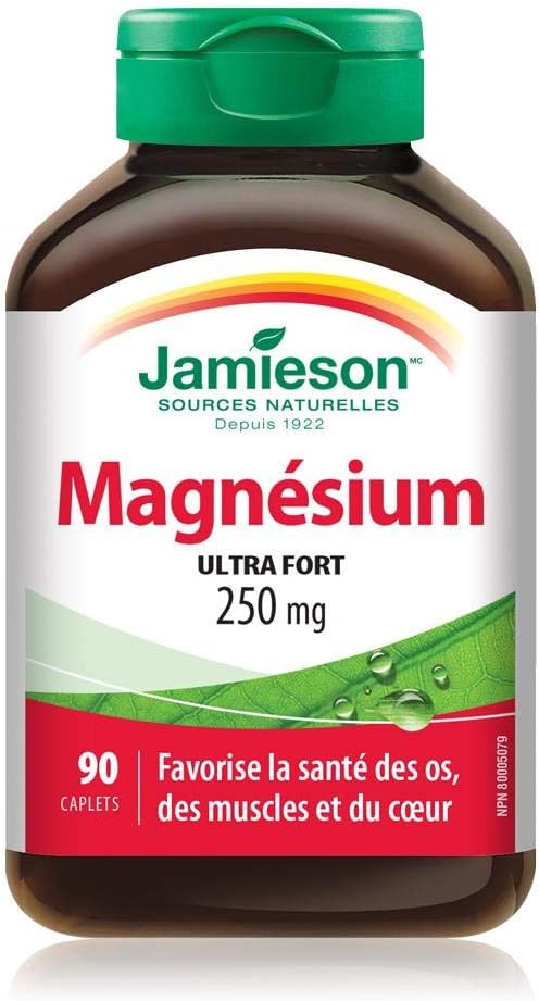 High-Quality Jamieson Magnesium Supplement - 250mg, 90 Tablets for Bone Health & Muscle Function - Espot.com.au