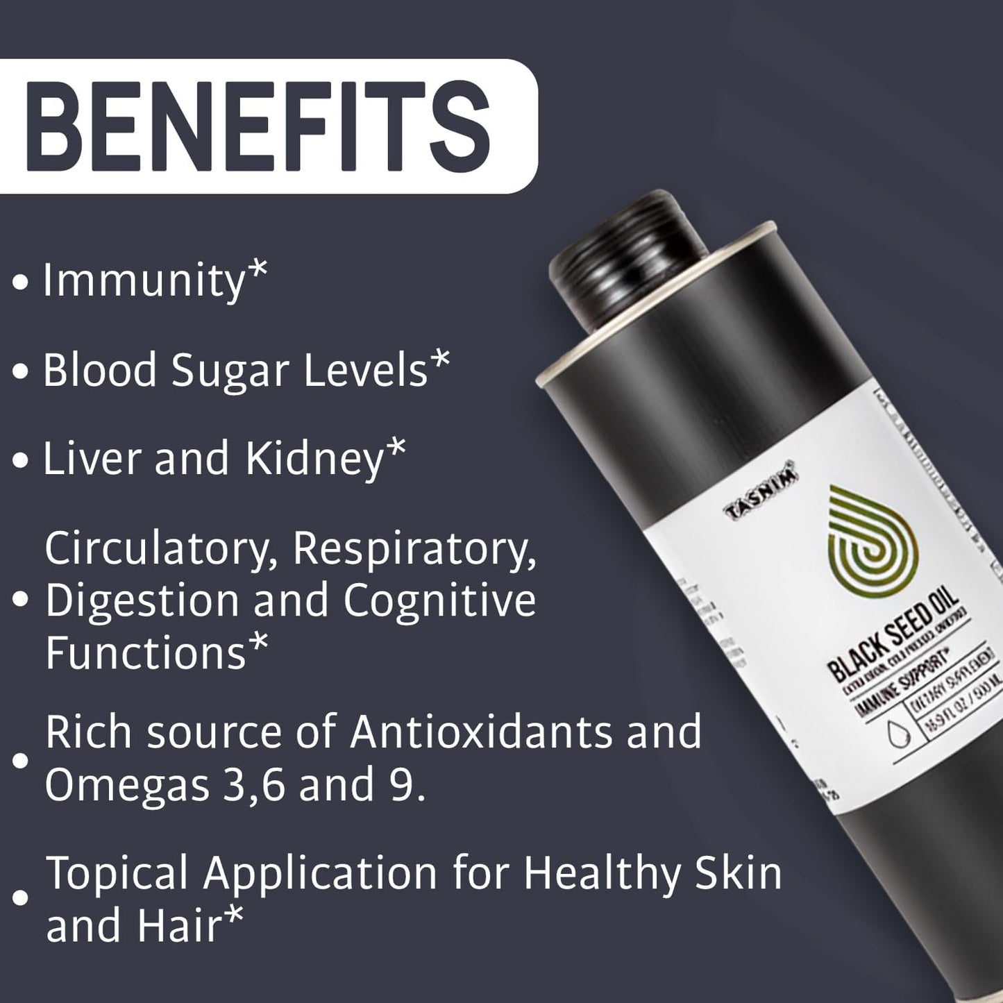 169-fl-oz-ethiopian-black-seed-oil---cold-pressed-for-immune-support---high-potency-thymoquinone-for-skin-hair-health---unrefined-black-cumin-seed-oil---gluten-free---100-tasnim-6
