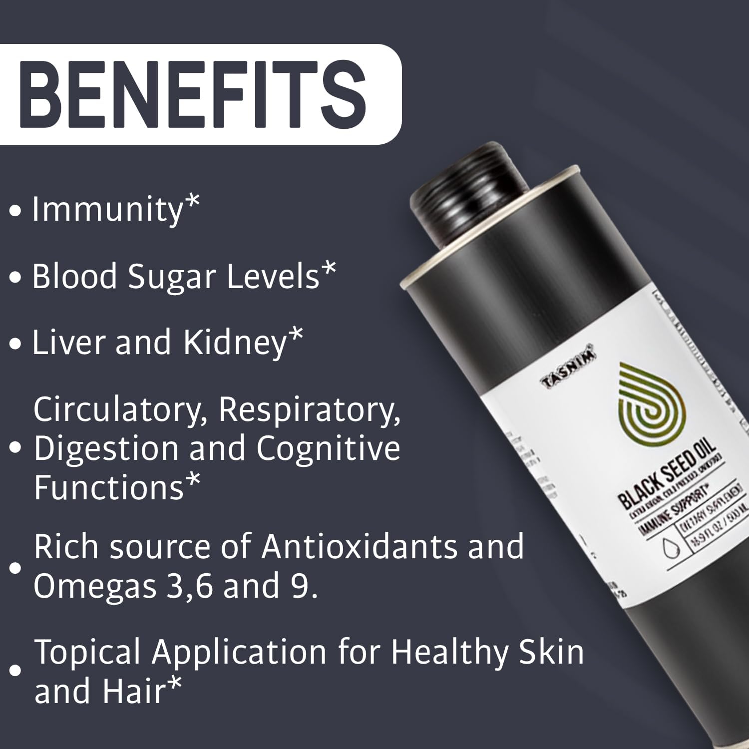 169-fl-oz-ethiopian-black-seed-oil---cold-pressed-for-immune-support---high-potency-thymoquinone-for-skin-hair-health---unrefined-black-cumin-seed-oil---gluten-free---100-tasnim-6