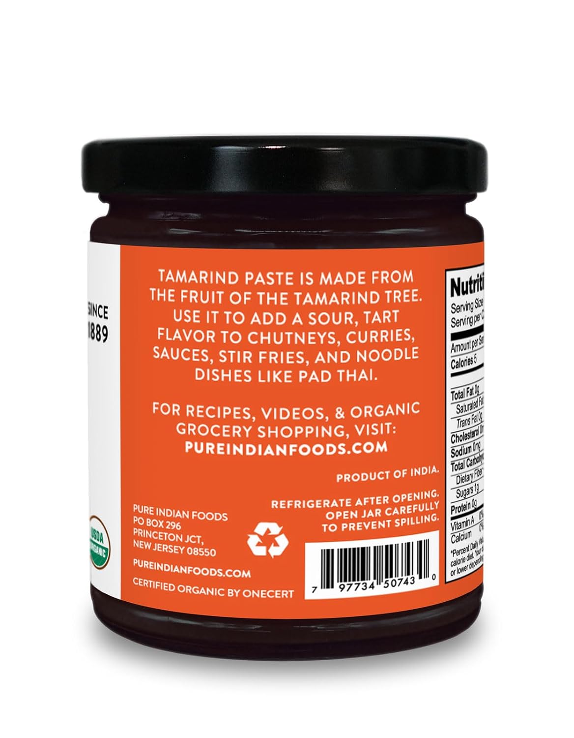 organic-tamarind-paste-concentrate---sweet-sour-sauce-for-indian-chutney-thai-curry-gluten-free-no-sugar-glass-jar---1-pack-4
