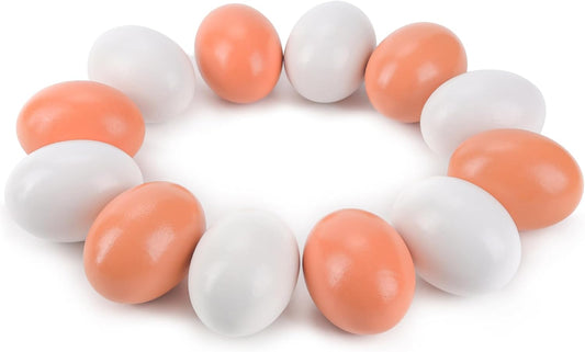 yunko-wooden-fake-nest-eggs---brown-and-white-easter-eggs-for-crafting-and-home-decor---encourages-hens-to-lay-eggs---pack-of-12-1
