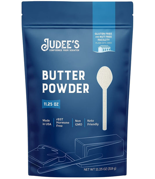 Judee's Gluten-Free Butter Powder 11.25oz - Non-GMO & Keto-Friendly - rBST Hormone-Free - Baking Ready - Made in USA - Espot.com.au