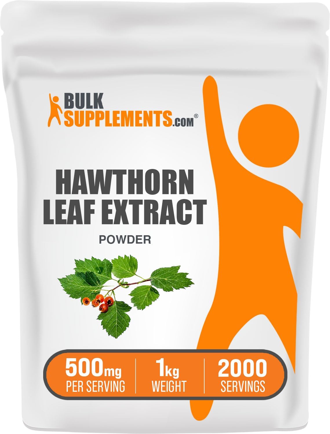 bulksupplementscom-hawthorn-leaf-extract-powder---herbal-supplement-for-heart-health-vegan-gluten-free---1kg-22-lbs-1