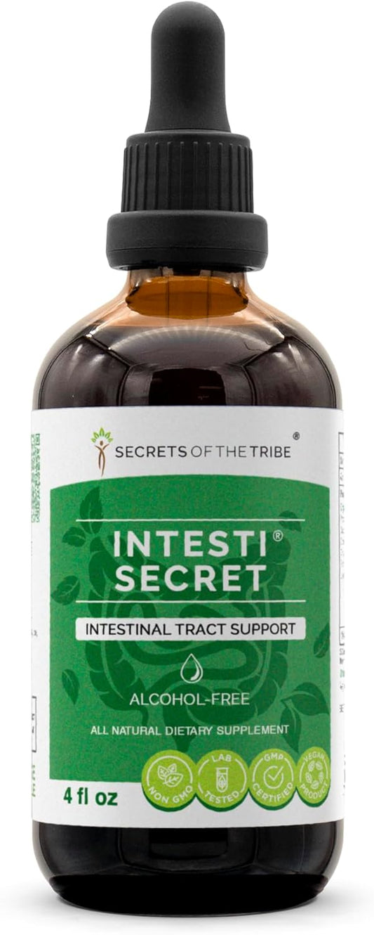 intesti-secret-alcohol-free-extract-with-peppermint-dandelion-cloves-ginger-fennel-seed-lavender---glycerite-tincture-for-intestinal-tract-support-4-fl-oz-1