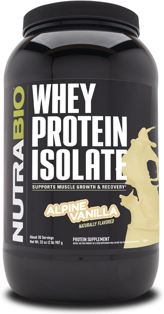 alpine-vanilla-nutrabio-whey-protein-isolate-powder---25g-protein-per-scoop---complete-amino-acid-profile---soy-gluten-free---non-gmo---2lbs-1