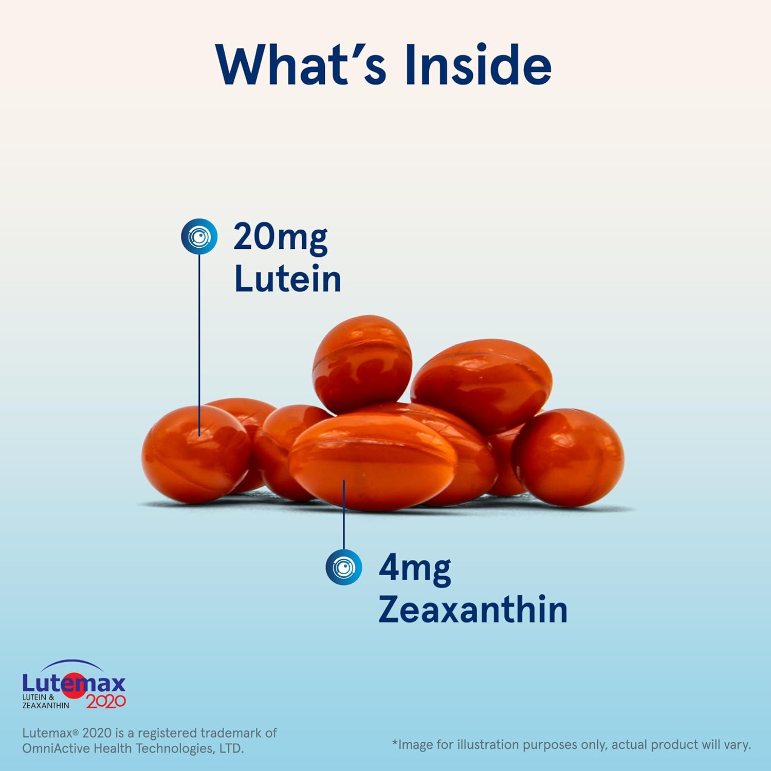 Jarrow Formulas Lutein 20mg with Zeaxanthin Softgels - Visual Function & Macular Health Support - 60 Day Supply - Espot.com.au