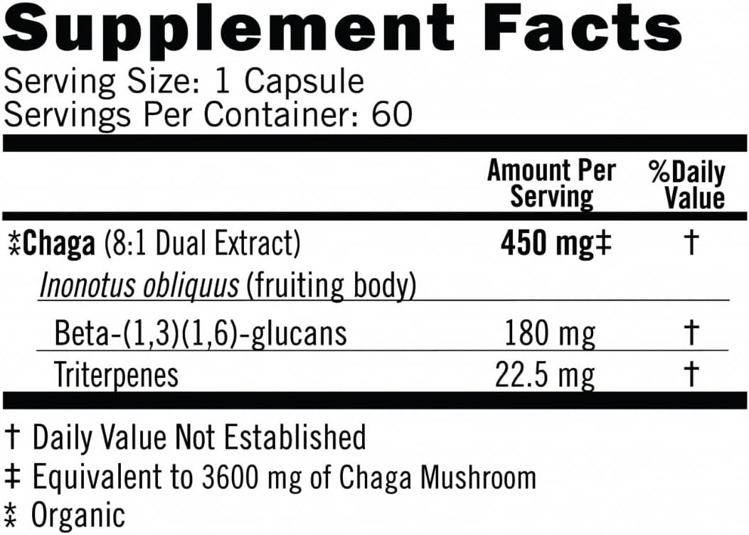 organic-chaga-mushroom-supplement---81-dual-extract-in-60-vegan-capsules-450mg---60-servings---wild-harvested-chaga-for-wellness-protection-2