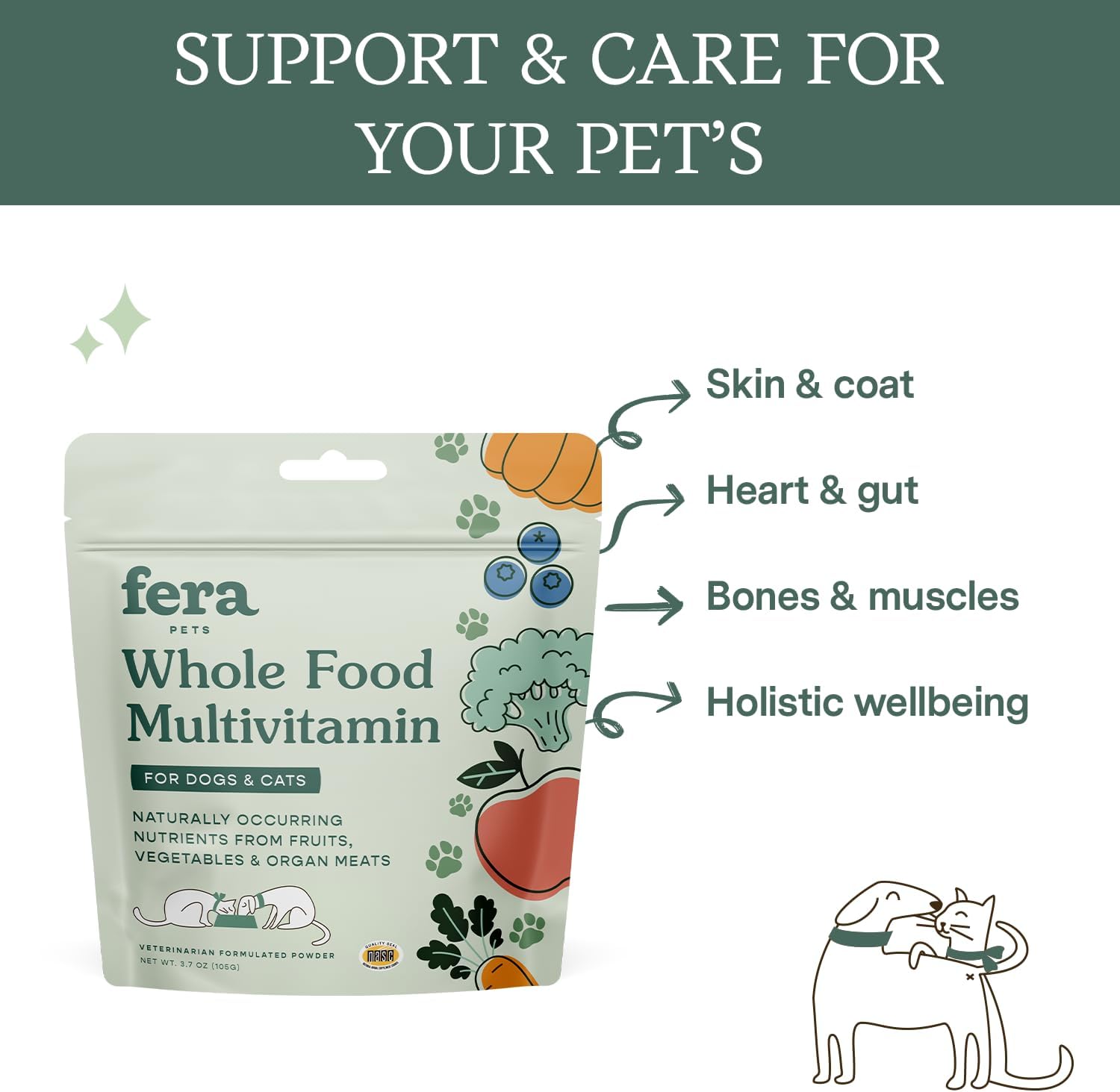 vet-formulated-fera-pet-organics-whole-food-multivitamin-powder-supplement-for-cats-and-dogs---37oz---with-minerals-micronutrients-prebiotics-and-probiotics-2