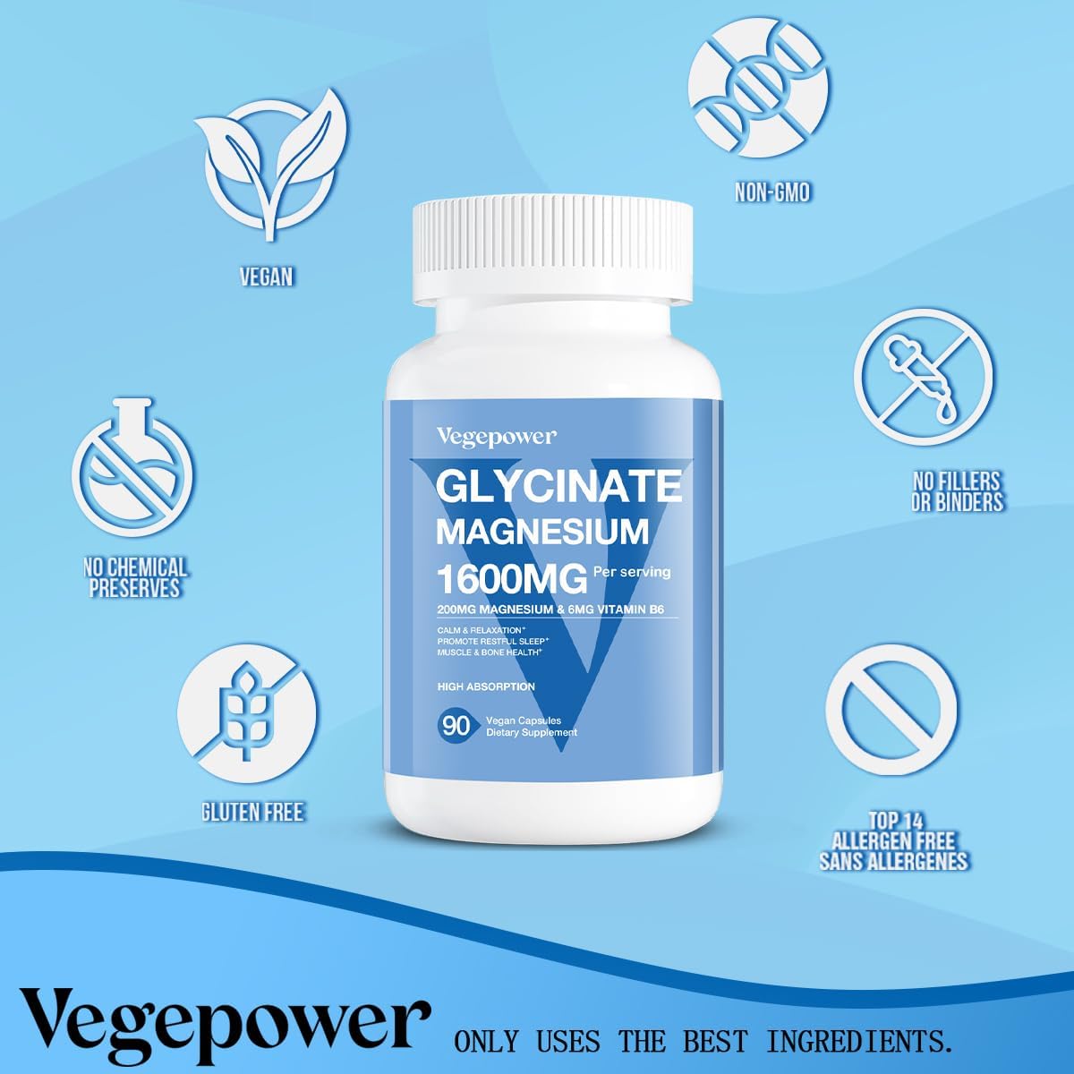 high-absorption-vegepower-magnesium-glycinate-supplements-for-sleep-muscle-and-bone-health---1600mg-with-vitamin-b6-zinc-d3---gentle-on-stomach-vegan-bisglycinate-non-gmo---180-capsules-8