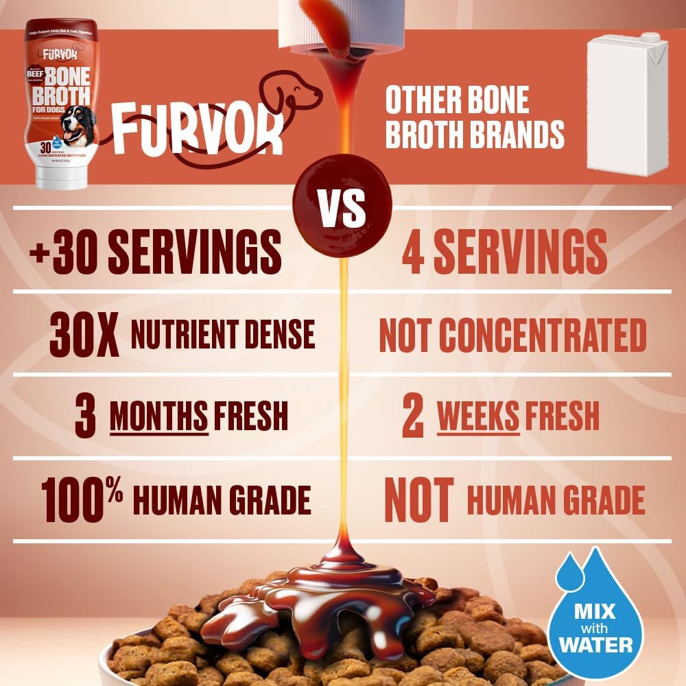 furvor-beef-bone-broth-for-dogs---collagen-protein-supplement-for-digestion-mobility-coat---made-in-usa---16-oz-5