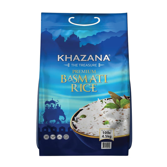 khazana-authentic-premium-basmati-rice---10-lb-bag---aromatic-flavorful-indian-grain---non-gmo-gluten-free-kosher-cholesterol-free---buy-now-1